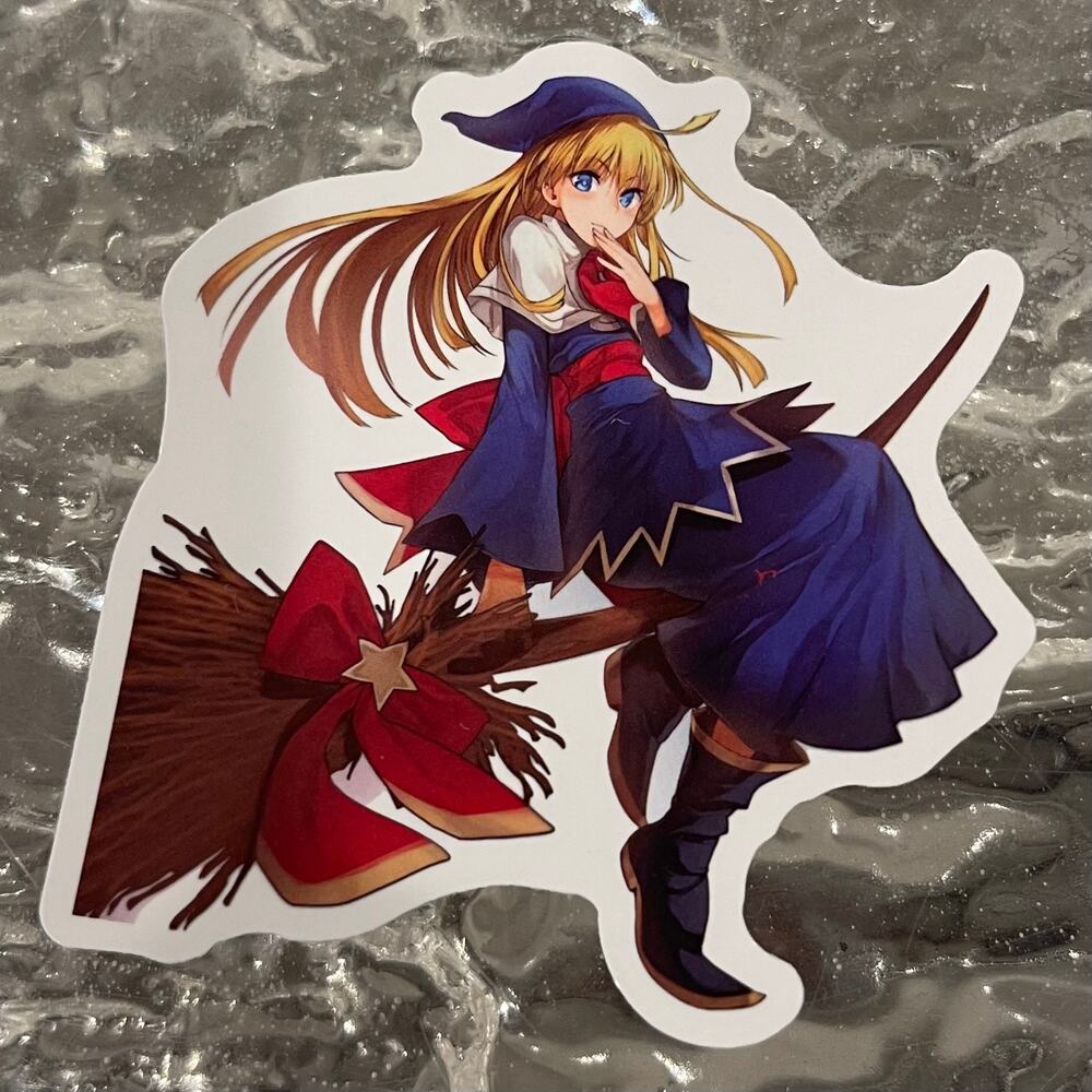 5/$10 Waterproof Vinyl Sticker- Witch Puyo Puyo